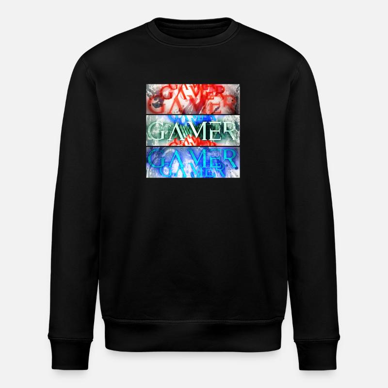 Gamer - Stanley/Stella ROLLER Unisex Organic Sweatshirt - black
