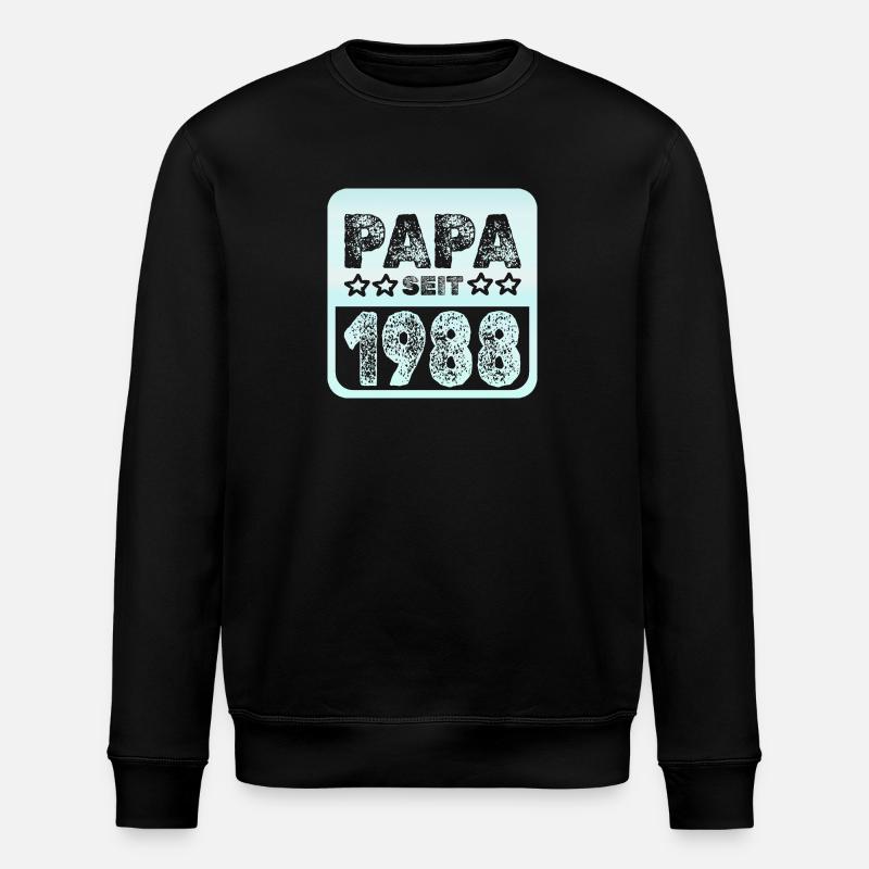 1988 1988 - Stanley/Stella Unisex Bio-Sweatshirt ROLLER - Schwarz