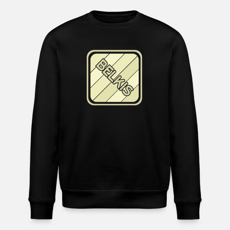Belkis als Mädchenname - Stanley/Stella Unisex Bio-Sweatshirt ROLLER - Schwarz