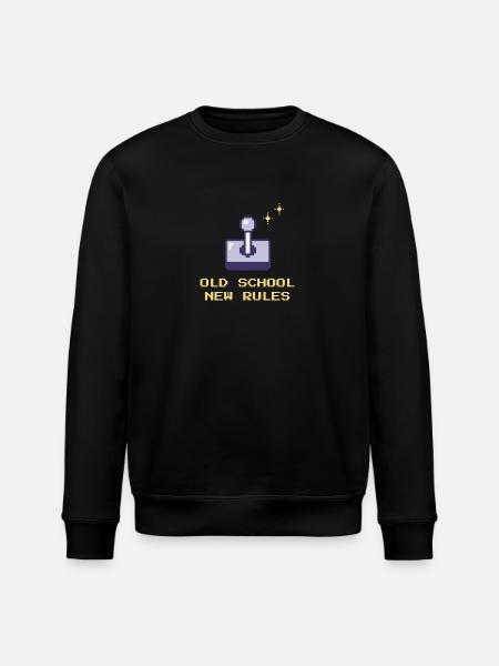 Old School, New Rules - Stanley/Stella ROLLER Unisex Organic Sweatshirt - black