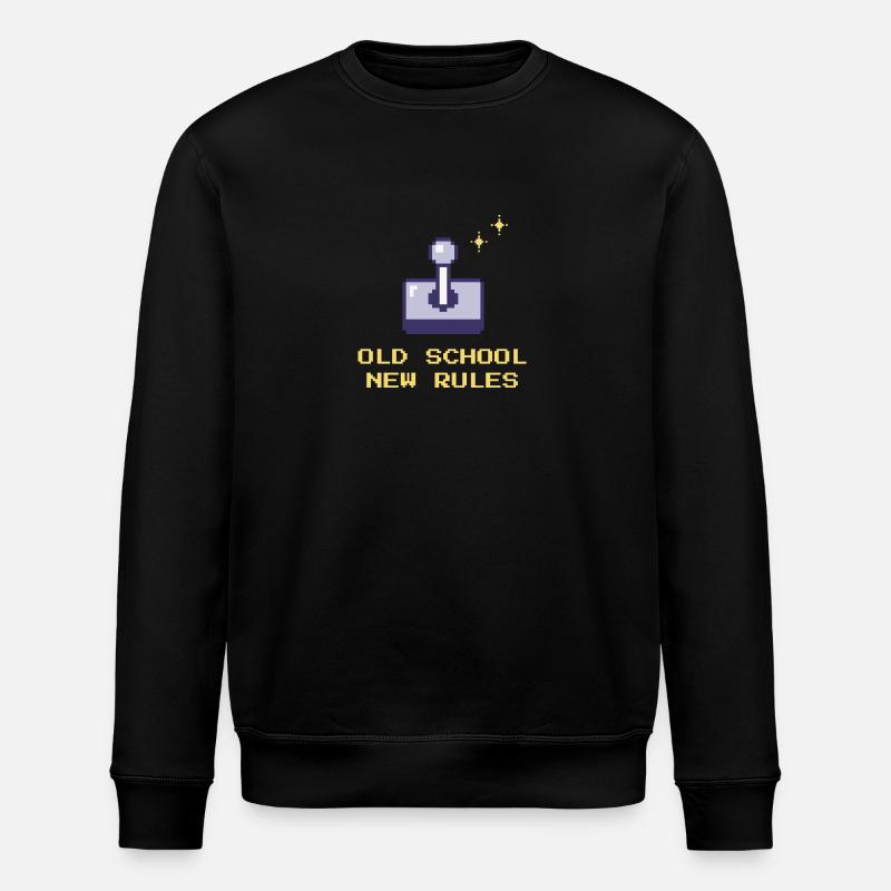 Alte Schule, neue Regeln - Stanley/Stella Unisex Bio-Sweatshirt ROLLER - Schwarz