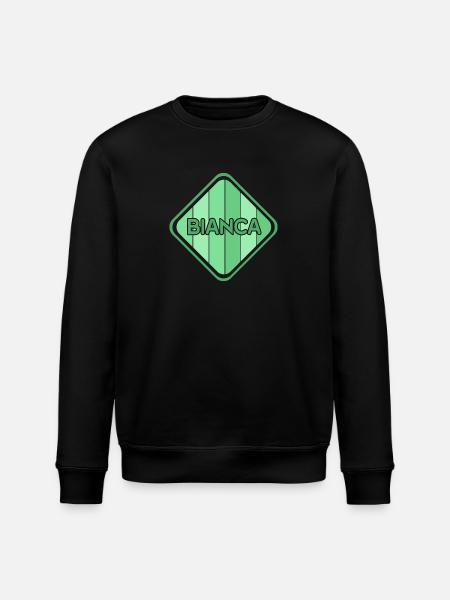 Gift for Bianca - Stanley/Stella ROLLER Unisex Organic Sweatshirt - black