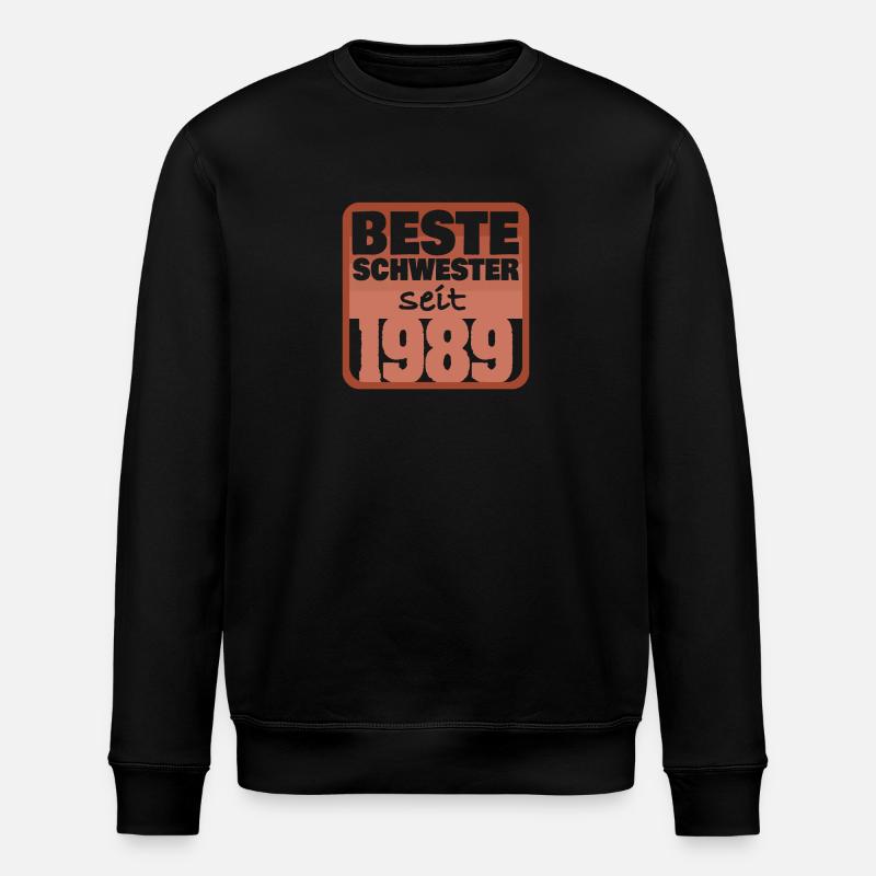 Frères et sœurs 1989 - Sweat bio ROLLER Stanley/Stella Unisexe - noir