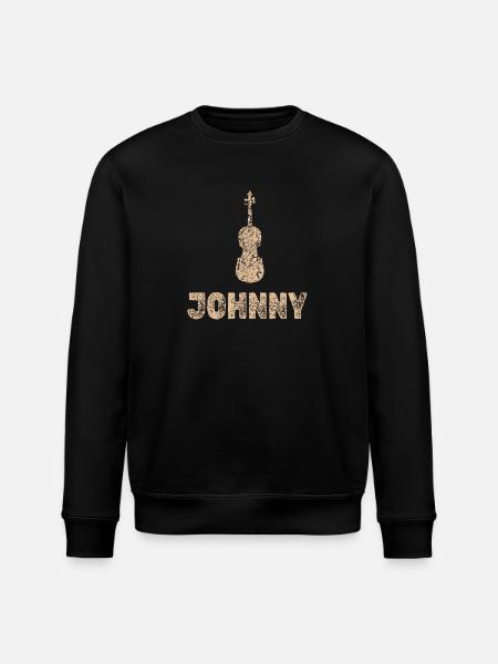 Gift for Johnny - Stanley/Stella ROLLER Unisex Organic Sweatshirt - black