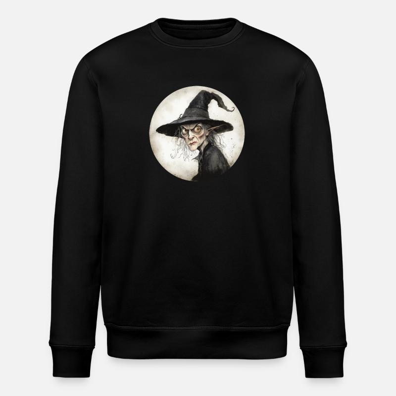 Witch - Stanley/Stella ROLLER Unisex Organic Sweatshirt - black