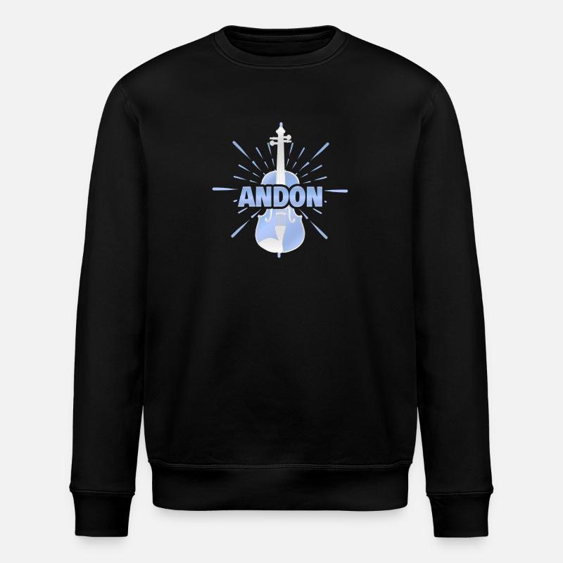 Andon comme prénom - Sweat bio ROLLER Stanley/Stella Unisexe - noir
