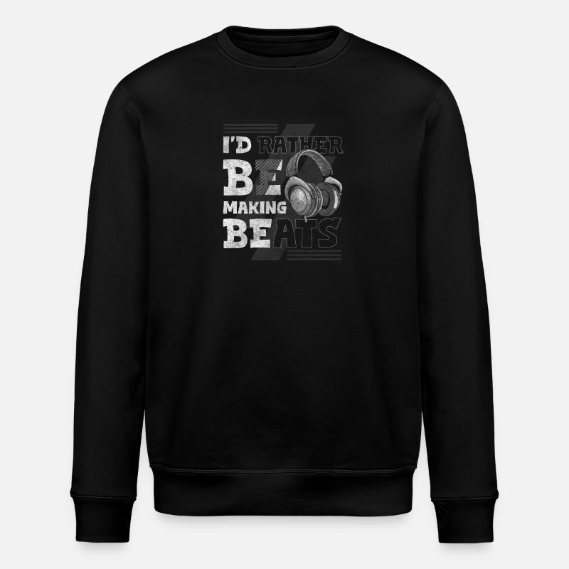 Party Musicians Crowd Life - Stanley/Stella ROLLER Unisex Organic Sweatshirt - black