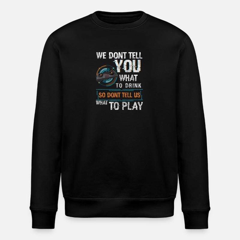 Disc Jockey Passion - Stanley/Stella ROLLER Unisex Organic Sweatshirt - black