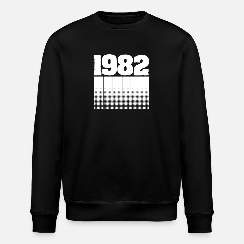 Né en 1982 - Sweat bio ROLLER Stanley/Stella Unisexe - noir