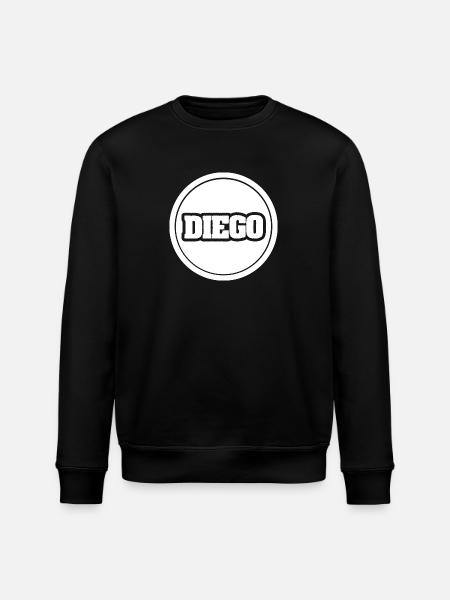 Gift for Diego - Stanley/Stella ROLLER Unisex Organic Sweatshirt - black