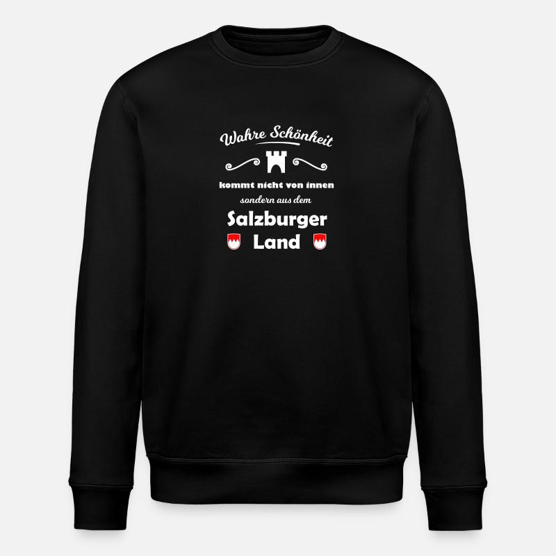 The beautiful Salzburger Land - Stanley/Stella ROLLER Unisex Organic Sweatshirt - black
