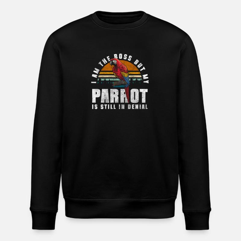 Plumes d’Oiseau Doux Exotique - Sweat bio ROLLER Stanley/Stella Unisexe - noir
