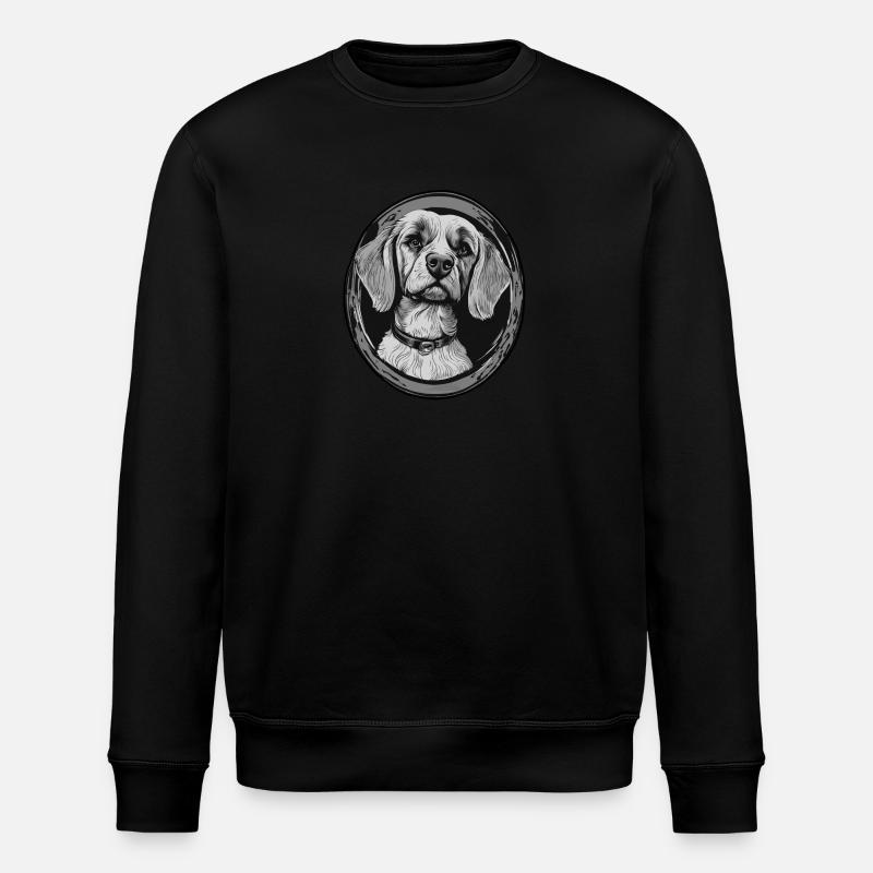 Dog Owner Four-legged Animal Welfare - Stanley/Stella ROLLER Unisex Organic Sweatshirt - black