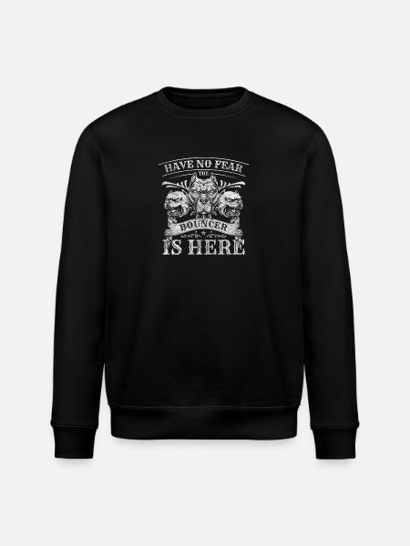 Security Door Concert Danger - Stanley/Stella ROLLER Unisex Organic Sweatshirt - black