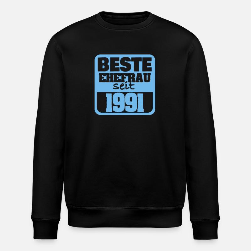 Mariage 1991 - Sweat bio ROLLER Stanley/Stella Unisexe - noir