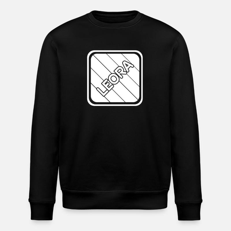 Vorname Leora - Stanley/Stella Unisex Bio-Sweatshirt ROLLER - Schwarz