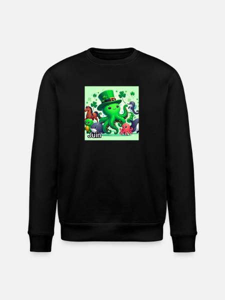 JUIN - Sweat bio ROLLER Stanley/Stella Unisexe - noir