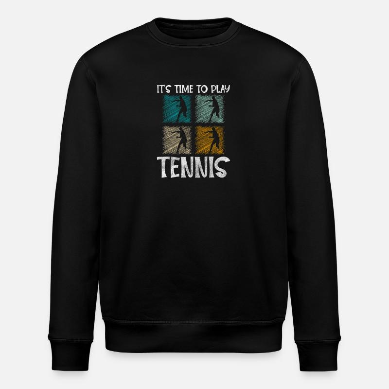 Tennis Hobby Winner Serve - Sweat bio ROLLER Stanley/Stella Unisexe - noir