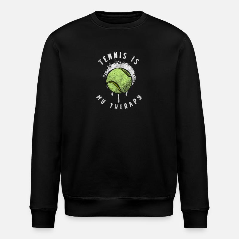 Tennis Player Athletic - Stanley/Stella ROLLER Unisex Organic Sweatshirt - black