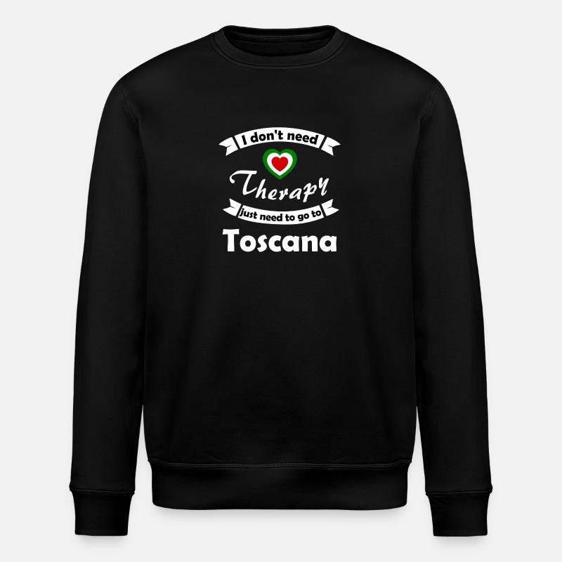 Vacances en Toscane - Sweat bio ROLLER Stanley/Stella Unisexe - noir