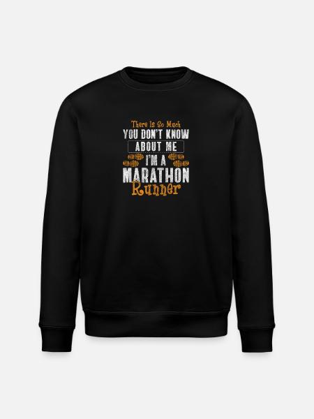 Marathon Sprinter Workout - Stanley/Stella ROLLER Unisex Organic Sweatshirt - black