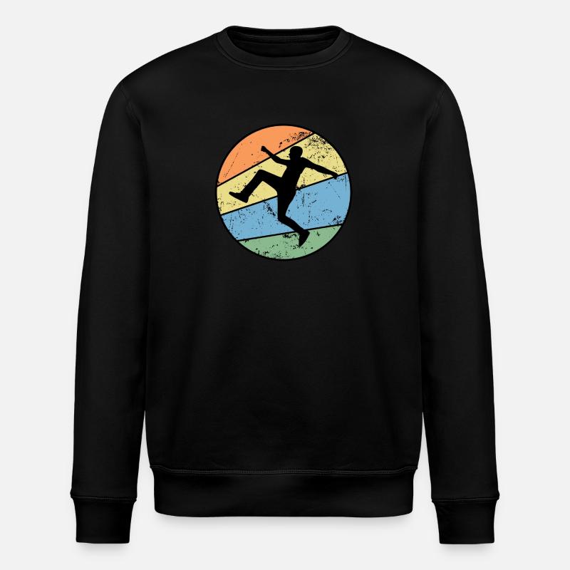 Freerunning Parkour "Full Send" Stunt - Stanley/Stella ROLLER Unisex Organic Sweatshirt - black