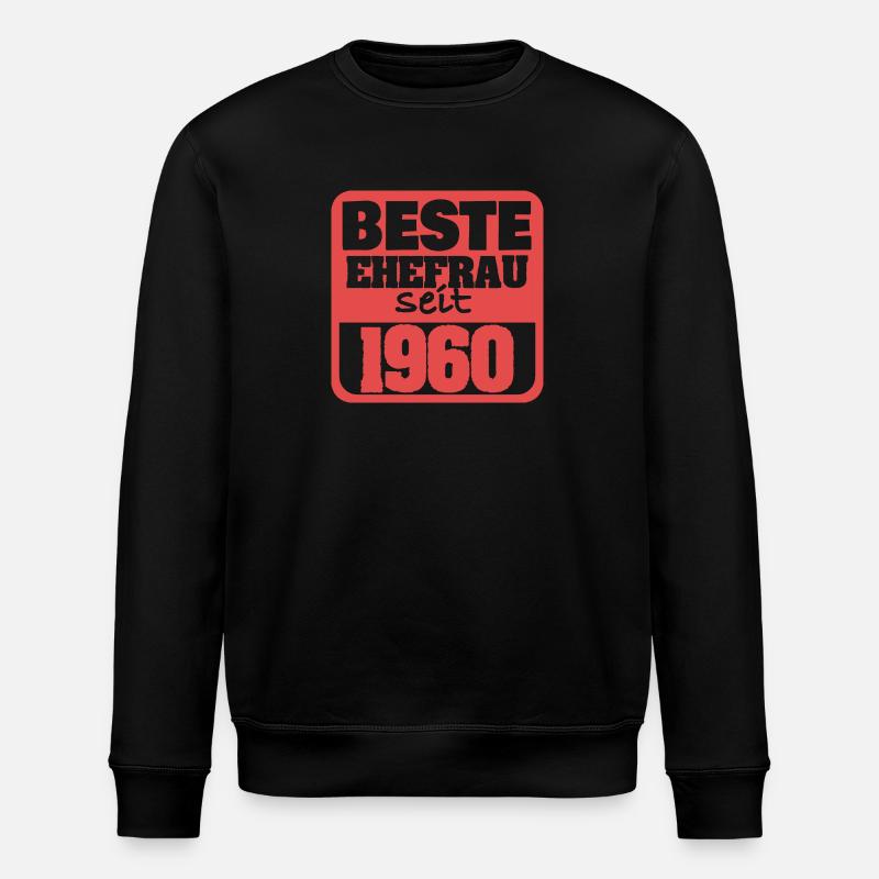 Femme 1960 - Sweat bio ROLLER Stanley/Stella Unisexe - noir