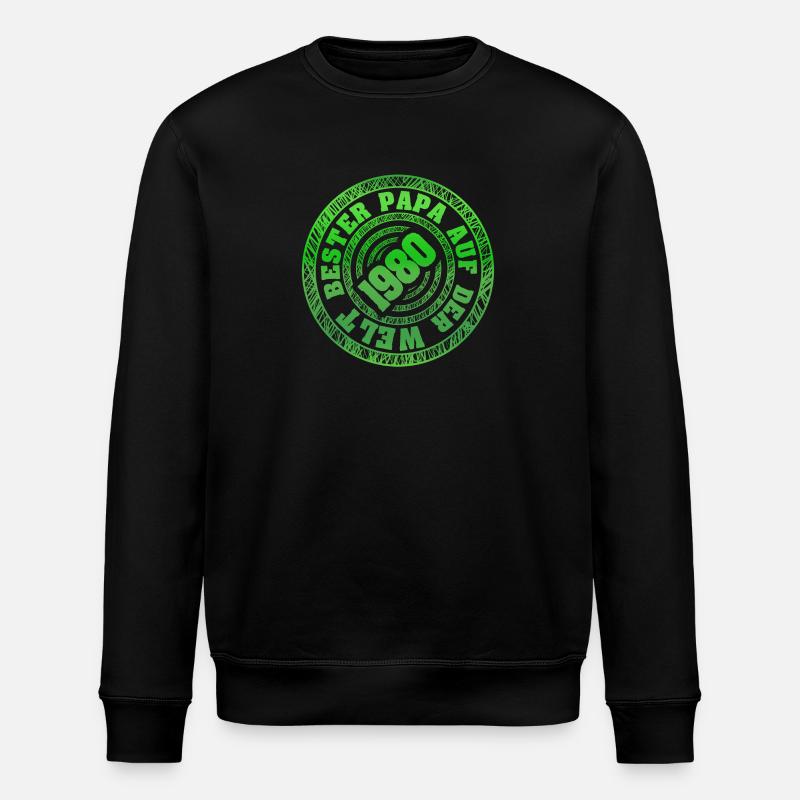 1980 - Stanley/Stella Unisex Bio-Sweatshirt ROLLER - Schwarz