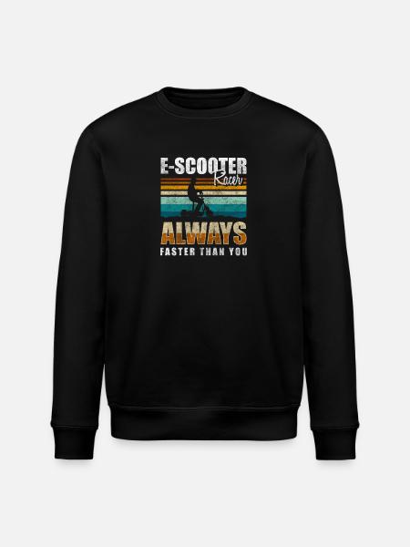 E-Scooter Electrics Environment Alternative - Stanley/Stella ROLLER Unisex Organic Sweatshirt - black