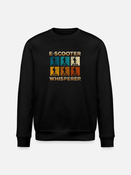 Rollerfahrer Zukunft Umwelt Speed - Stanley/Stella Unisex Bio-Sweatshirt ROLLER - Schwarz