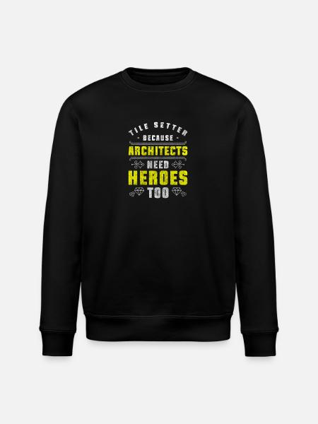 Tiler Floor Master Construction - Stanley/Stella ROLLER Unisex Organic Sweatshirt - black