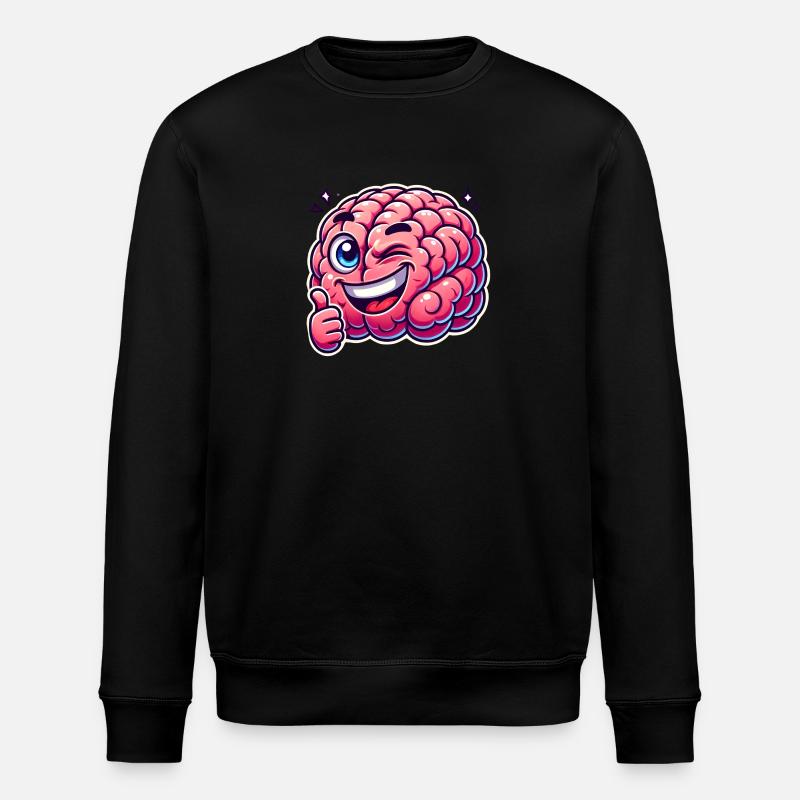 Cerveau intelligent - Sweat bio ROLLER Stanley/Stella Unisexe - noir