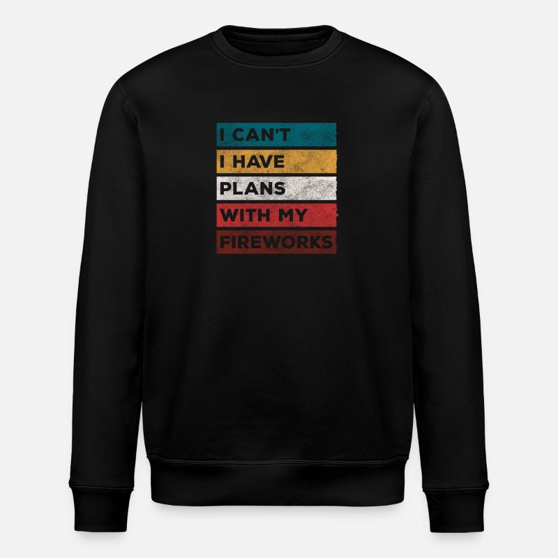 Technik Party Sicherheit - Stanley/Stella Unisex Bio-Sweatshirt ROLLER - Schwarz