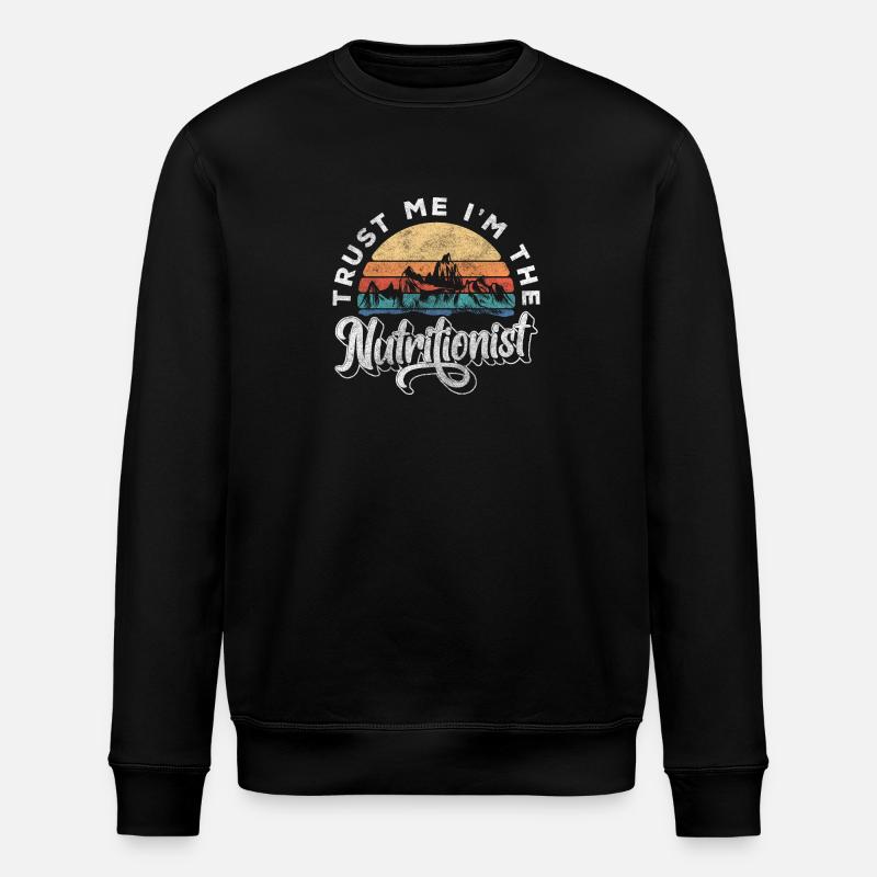 Nutritionist Healthy - Stanley/Stella ROLLER Unisex Organic Sweatshirt - black