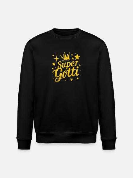 Super Gotti - Stanley/Stella ROLLER Unisex Organic Sweatshirt - black