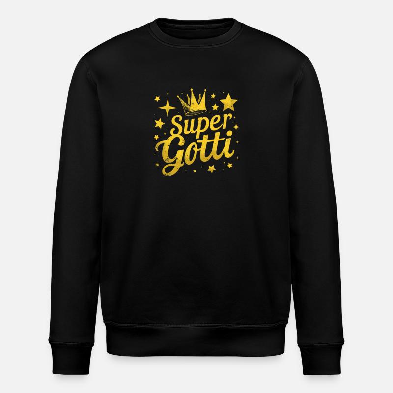 Super Gotti - Stanley/Stella Unisex Bio-Sweatshirt ROLLER - Schwarz