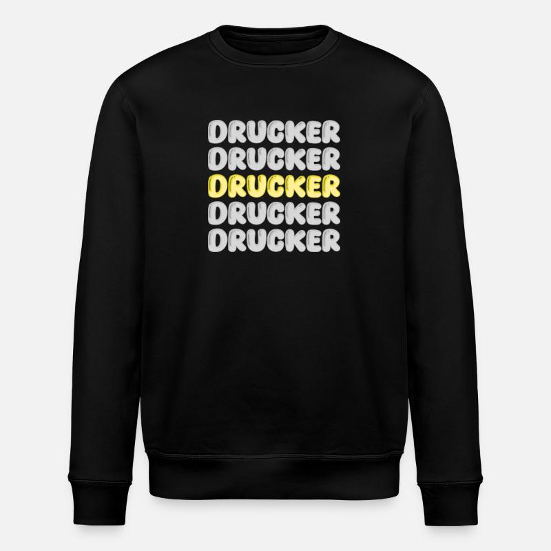 Cadeau pour imprimante - Sweat bio ROLLER Stanley/Stella Unisexe - noir