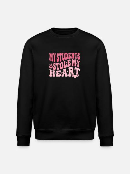 My students stole my heart - Sweat bio ROLLER Stanley/Stella Unisexe - noir