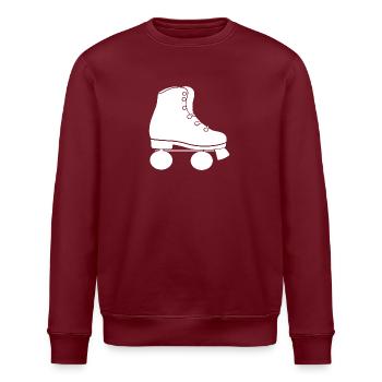 Walze - Stanley/Stella Unisex Bio-Sweatshirt ROLLER - Burgunderrot - Vorne - Nik (191cm)