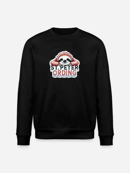 St. Peter Ording - Stanley/Stella Unisex Bio-Sweatshirt ROLLER - Schwarz