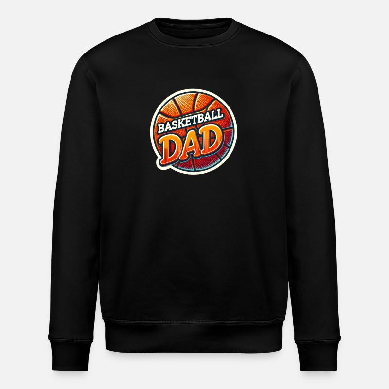 Basketball Dad - Stanley/Stella Unisex Bio-Sweatshirt ROLLER - Schwarz