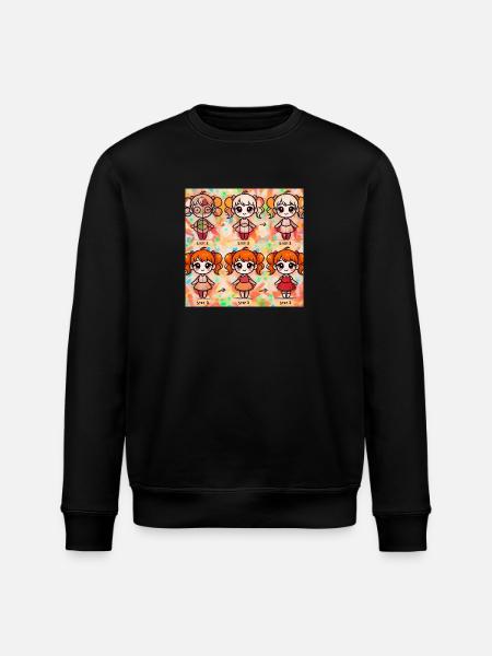 Mädchen 3 - Stanley/Stella Unisex Bio-Sweatshirt ROLLER - Schwarz