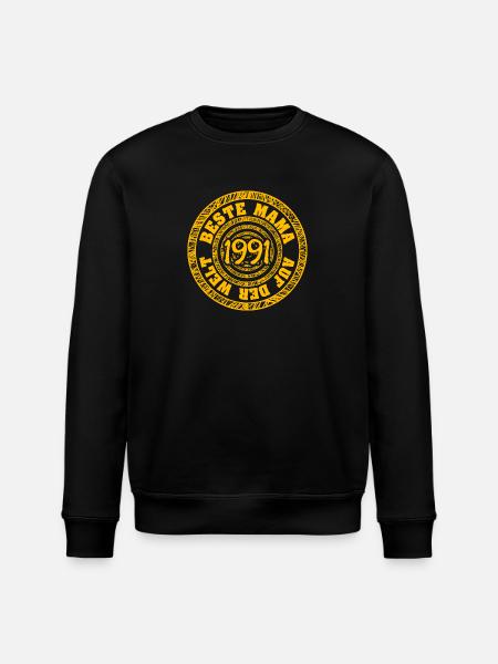 Mama 1991 - Stanley/Stella ROLLER Unisex Organic Sweatshirt - black