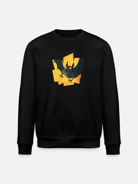 Bat Wings Bats - Stanley/Stella ROLLER Unisex Organic Sweatshirt - black