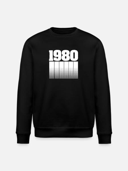 Né en 1980 - Sweat bio ROLLER Stanley/Stella Unisexe - noir