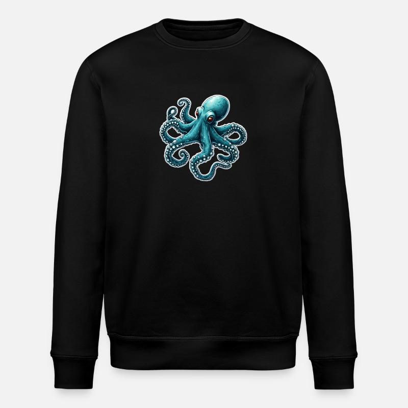 OCTOPUS - Stanley/Stella ROLLER Unisex Organic Sweatshirt - black