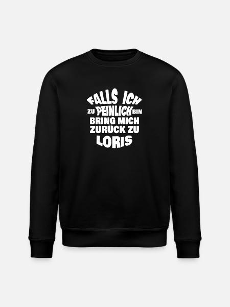 Gift for Loris - Stanley/Stella ROLLER Unisex Organic Sweatshirt - black