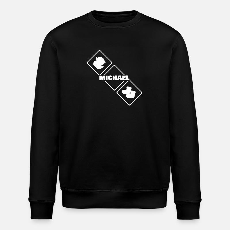 Michel - Sweat bio ROLLER Stanley/Stella Unisexe - noir