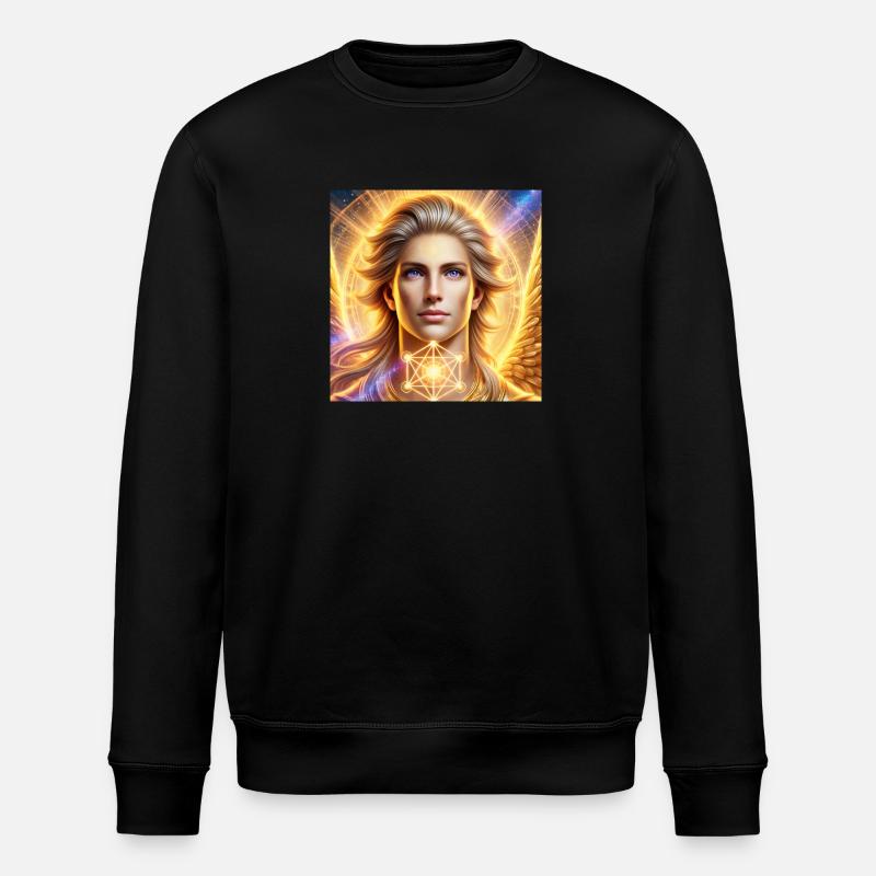 Angel Metatron - Stanley/Stella ROLLER Unisex Organic Sweatshirt - black