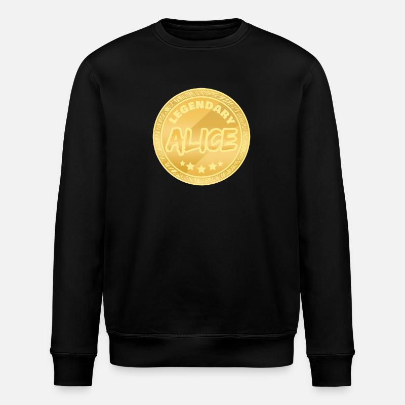 Alice - Stanley/Stella Unisex Bio-Sweatshirt ROLLER - Schwarz
